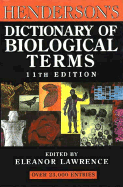 Henderson's Dictionary of Biological Terms