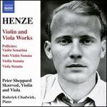 Henze: Violin and Viola Works