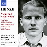 Henze: Violin and Viola Works - Peter Sheppard Sk�rved (viola); Peter Sheppard Sk�rved (violin); Roderick Chadwick (piano)