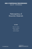 Heteroepitaxy of Dissimilar Materials: Volume 221