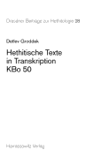 Hethitische Texte in Transkription Kbo 50