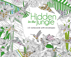 Hidden in the Jungle: 12 Note Cards with Envelopes