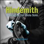 Hindemith: 4 Sonatas for Viola Solo