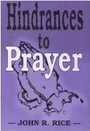 Hindrances to Prayer
