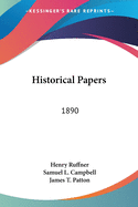 Historical Papers: 1890