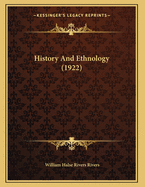 History and Ethnology (1922)
