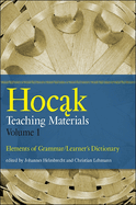 Hocak Teaching Materials: Elements of Grammar/Learner's Dictionary