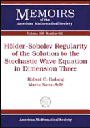 Holder-Sobolev Regularity of the Solution to the Stochastic Wave Equation in Dimension Three