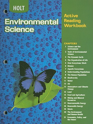 Holt Environmental Science: Active Reading Workbook - Holt Rinehart and Winston (Prepared for publication by)