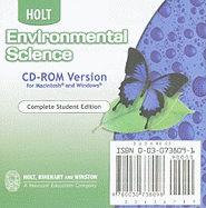 Holt Environmental Science: Student Edition on CD-ROM 2004 - Holt Rinehart and Winston (Prepared for publication by)