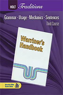 Holt Traditions: Vocabulary Workshop: Student Edition Third Course - Holt Rinehart and Winston (Prepared for publication by)