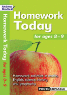 Homework Today for Ages 8-9