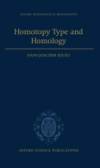 Homotopy type and homology