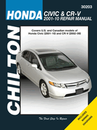 Honda Civic & CR-V 2001-10 Repair Manual