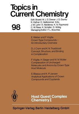 Host Guest Complex Chemistry I - V�gtle, F (Editor)