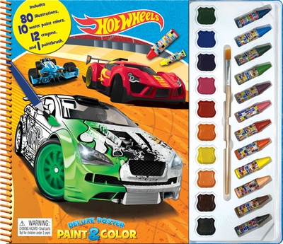 Hot Wheels Deluxe Poster Paint & Color - Phidal Publishing (Creator)