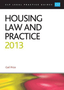 Housing Law and Practice 2013