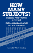 How Many Subjects?: Statistical Power Analysis in Research
