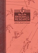 How to Do Baseball Research