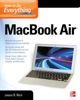 How to Do Everything Macbook Air - Rich, Jason R