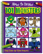 How to Draw 101 Monsters: Easy Step-By-Step Drawing Book for Children Ages 5+