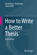 How to Write a Better Thesis