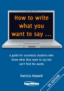 How to Write What You Want to Say