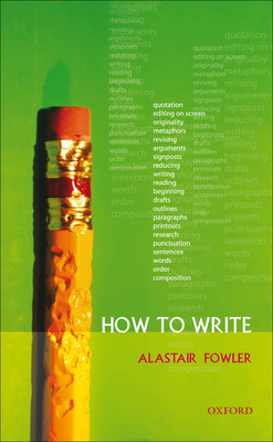 How to Write - Fowler, Alastair