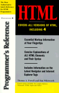 HTML 4 Programmer's Reference