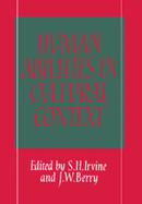 Human Abilities in Cultural Context