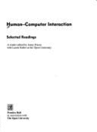 Human-Computer Interaction: Selected Readings: A Reader