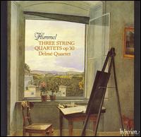 Hummel: Three String Quartets, Op. 30 - Delme String Quartet; Galina Solodchin (viola); John Trusler (violin); John Underwood (viola); Jonathan Williams (cello);...