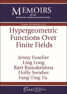 Hypergeometric Functions Over Finite Fields - Fuselier, Jenny, and Long, Ling, and Ramakrishna, Ravi
