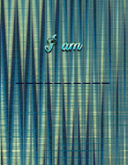 I am ___________: Graph Paper Composition Notebook Grid Paper Notebook Quad Ruled For Math, Kindergarten, Design, Business Graph, Engineering, Draft - Blue Greenish Textile