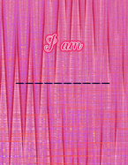 I am _______: Graph Paper Composition Notebook Grid Paper Notebook Quad Ruled For Math, Kindergarten, Design, Business Graph, Engineering, Draft - November Presents Notebook - Bright Red Textile