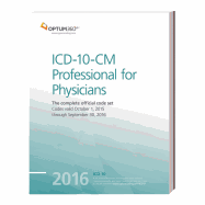 ICD-10-CM Professional for Physicians 2016