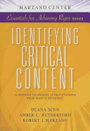 Identifying Critical Content