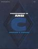 Programming in Ansi C.