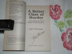 A Better Class of Murder: Signed