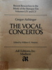 The Vocal Concertos