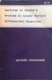Lectures on Cauchy's Problem in Linear Partial Differential Equations