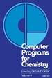 Computer Programs for Chemistry
