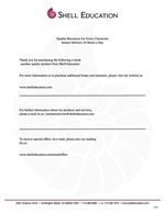 Comprehension and Critical Thinking Grade 5