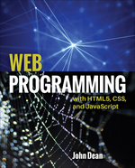 Web Programming With Html5, Css, and Javascript