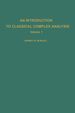 An Introduction to Classical Complex Analysis. Volume I
