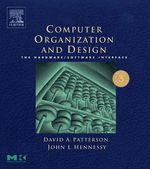 Computer Organization and Design: the Hardware/Software Interface