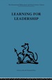 Learning for Leadership
