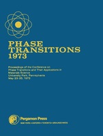 Phase Transitions-1973