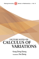 Lecture Notes on Calculus of Variations