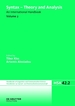 Syntax-Theory and Analysis. Volume 2